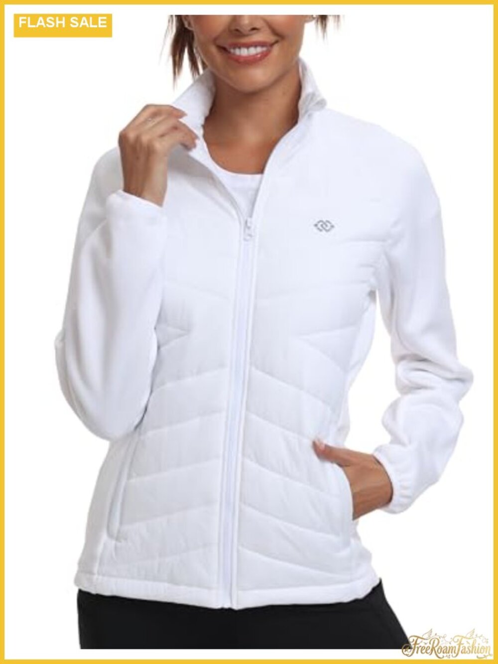 Lightweight Insulated Running Jacket Fleece Lined Hiking